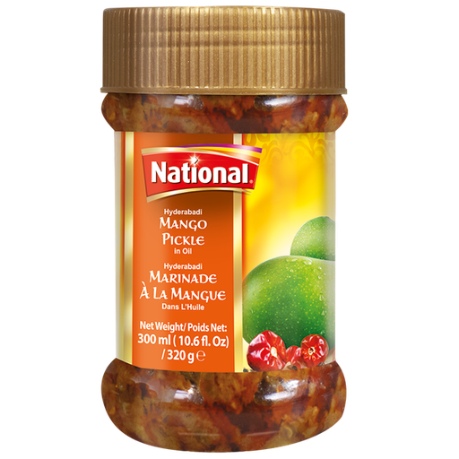 [NF-PKL-HDMGO] NATIONAL PICKLE SML HYD MANGO 320GM