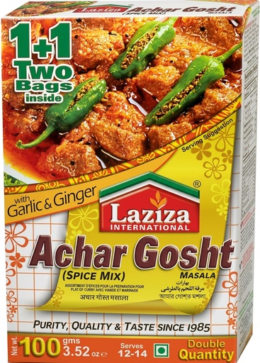 [LZMS-ACH] LAZIZA RM ACHAR GOSHT MASALA 100GM