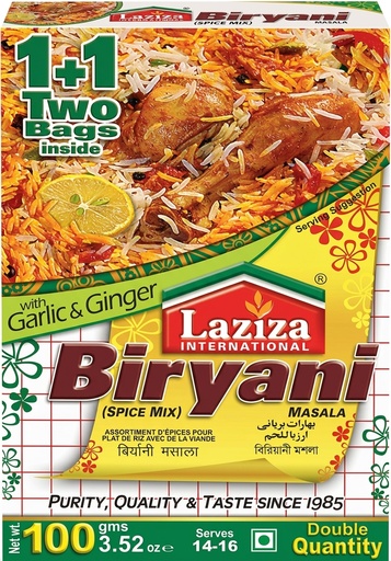 [LZMS-BIR] LAZIZA RM BIRYANI MASALA 100GM