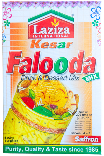 [LZFALUDA-KES] LAZIZA FALOODA MIX KESAR 200GM