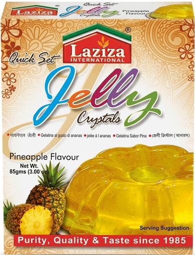 [LZJEL-PIN] LAZIZA CRYSTAL JELLY PINEAPPLE 85GM