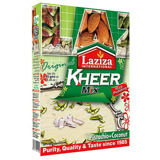 [LZKHR-PC] LAZIZA KHEER MIX PISTA+COCONUT 155GM