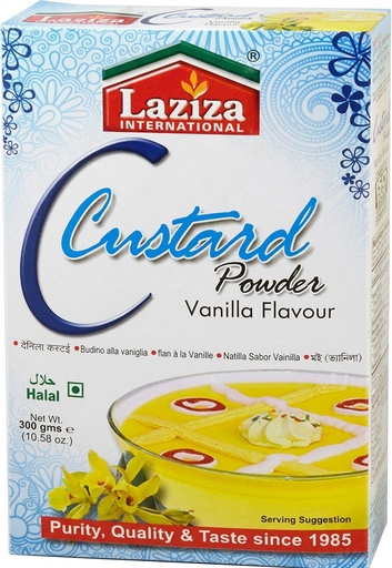 [LZCUS-VAN] LAZIZA CUSTARD POWDER VANILLA 300GM