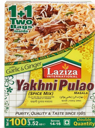 [LZMS-YPUL] LAZIZA RM YAKHNI PULAO MASALA 100GM