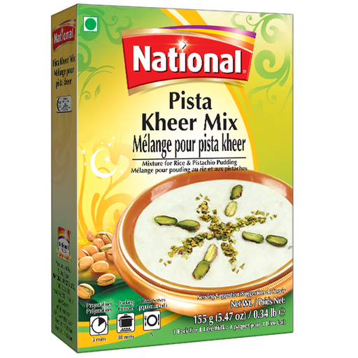 [NF-DSRT-PKHR] NATIONAL DSRT PISTACHIO KHEER MIX 155GM