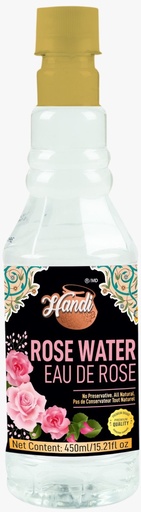 [IN-WATER-ROSE-PLS-450] HANDI WATER ROSE WATER BOTTLE 450ML