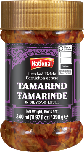 [NF-PKL-CRSH-TAM] NATIONAL PICKLE SML CRUSHED TAMARIND 390GM