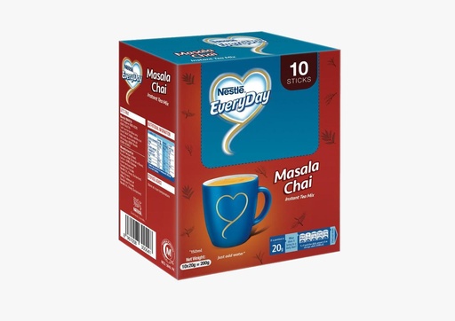 [NES-TEA-MAS-B6] NESTLE EVERYDAY INSTANT MASALA TEA MIX 10 PACK (Box 6)