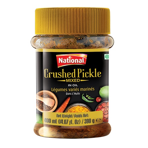 [NF-PKL-CRSH-B12] NATIONAL PICKLE SML CRUSHED MIX 340GM