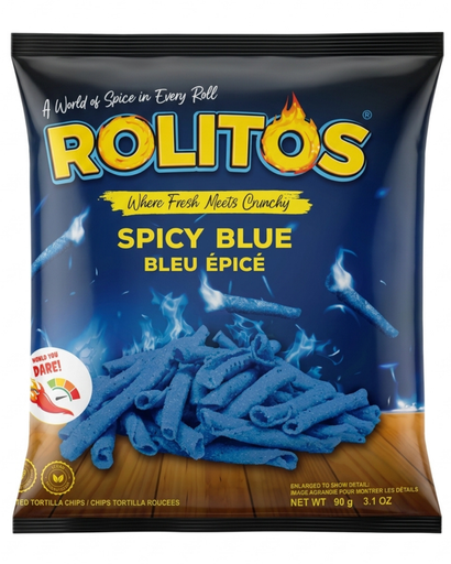 [ROL-SPIC-BLUE] ROLITOS SPICY BLUE 90GM