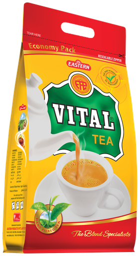 [T-VIT-ECO] VITAL TEA POUCH BLACK ECONOMY PACK 900GM