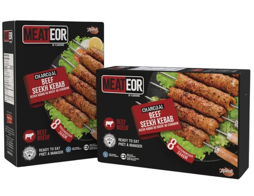 [HDF-BFSK-CHARCO] FZ MEATEOR SEEKH KEBAB 344 GM "CHARCOAL" BEEF