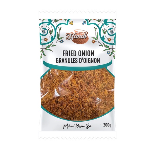 [IN-FRIED-ON-NC] HANDI ON FRIED ONIONS *NON COATED* 200GM