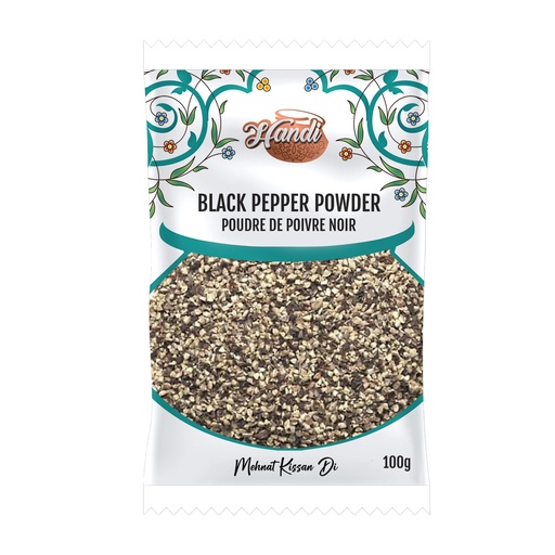 [IN-PEP-BLKP] HANDI PS BLACK PEPPER POWDER 100GM