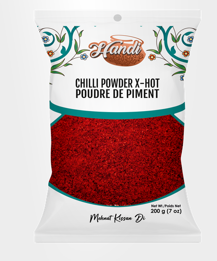[IN-CHILLI-XHOT] HANDI PS CHILLI POWDER EXTRA HOT 200GM