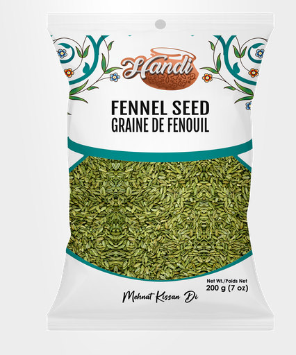 [IN-FEN-W200] HANDI PS FENNEL SEED WHOLE 200GM