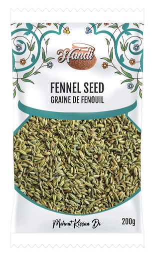 [IN-FEN-W200] HANDI PS FENNEL SEED WHOLE 200GM