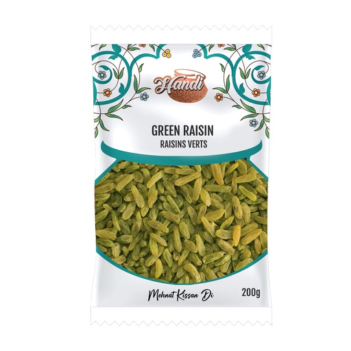 [IN-GRE-RAISIN] HANDI DF RAISIN GREEN 200GM