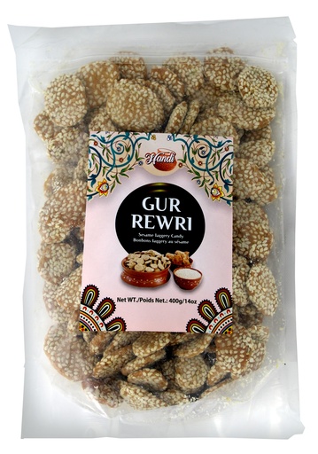 [IN-REWRI-GUR] HANDI GUR REWRI 400GM