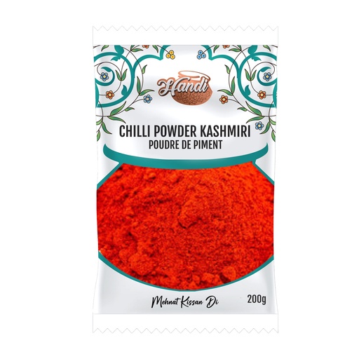 [IN-CHILLI-KASPDR200] HANDI PS CHILLI POWDER KASHMIRI 200GM