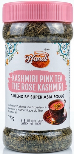 [HD-JAR-PT] HANDI TEA KASHMIRI JAR PINK TEA 190GM