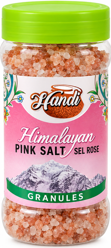 [HD-PSALT-DANEDAR] HANDI JAR PS PINK SALT DANEDAR (GRAIN) 550GM