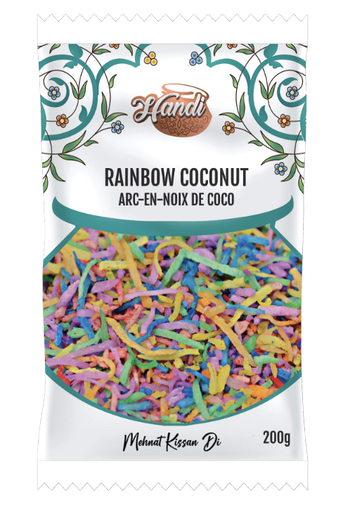 [IN-COC-RNB] HANDI PS COCONUT RAINBOW 100GM