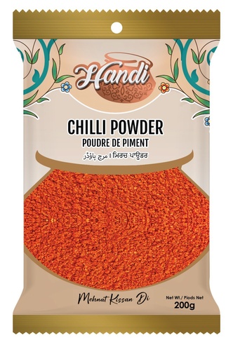 [IN-CHILLI-PDR-200] HANDI RED CHILLI POWDER 200GM