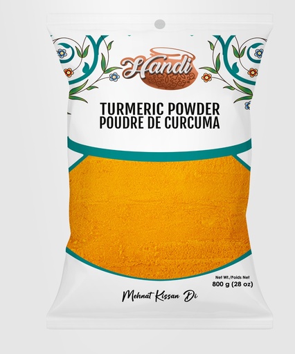 [IN-TUR-800] HANDI PS TURMERIC POWDER 800GM