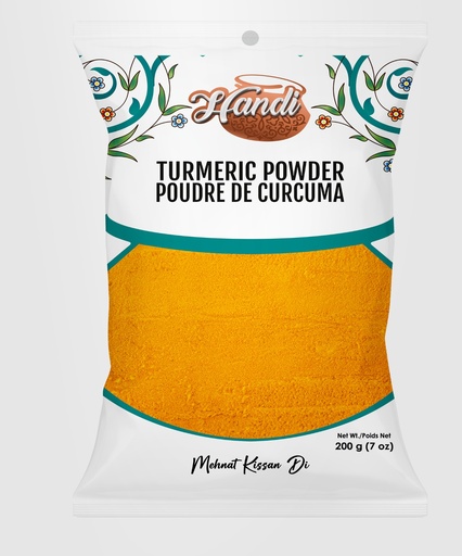 [IN-TUR-PDR] HANDI PS TURMERIC POWDER 200GM