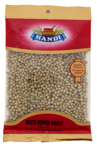 [IN-PEPW-WHL] HANDI WHITE PEPPER WHOLE 100GM