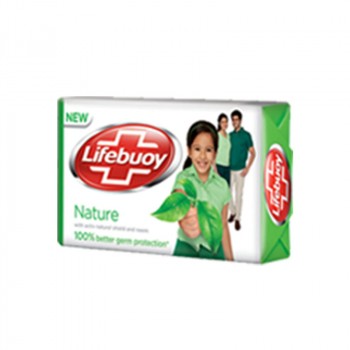 [SOAP-LIFEB-NATURE] HNB SOAP LIFEBUOY NEEM AND ALOE VERA (HERBAL) 128 GM (GREEN)