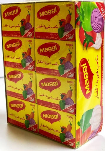 [MAG-VG] MAGGIE VEGETABLE CUBES 21GM