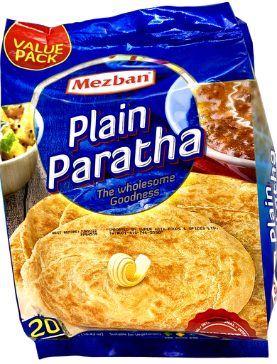 [DN-PAR-20PCS] MEZBAN (VALUE PACK) PLAIN PARATHA 20PCS