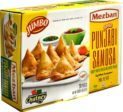 [DN-SAM-BULK] FZ MEZBAN BX SAMOSA PUNJABI JUMBO 20PCS 1860GM