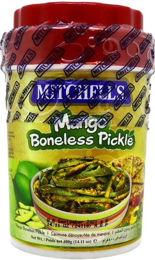 [MCH-400PKL-BLMG] MITCHELL'S BONELESS MANGO PICKLE 400GM