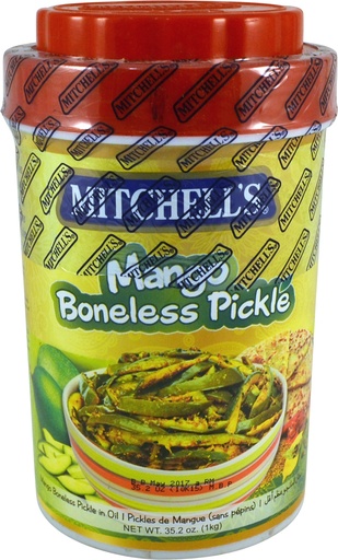 [MCH-LPKL-BL-MO] MITCHELL'S PICKLE LRG BONELESS MANGO 1KG