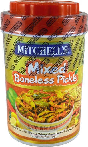 [MCH-LPKL-BL-MX] MITCHELL'S BONELESS MIX PICKLE LARGE 1KG