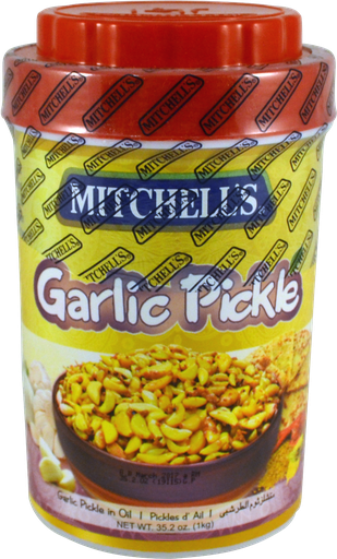[MCH-LPKL-G] MITCHELL'S PICKLE LRG GARLIC 1KG