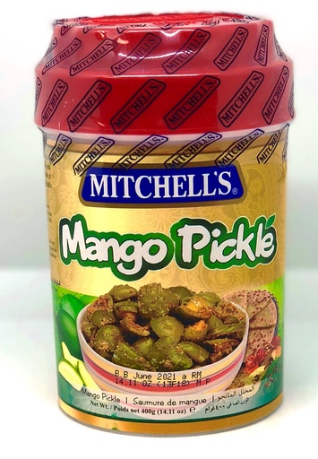 [MCH-400PKL-MANGO] MITCHELL'S PICKLE SML MANGO 400GM