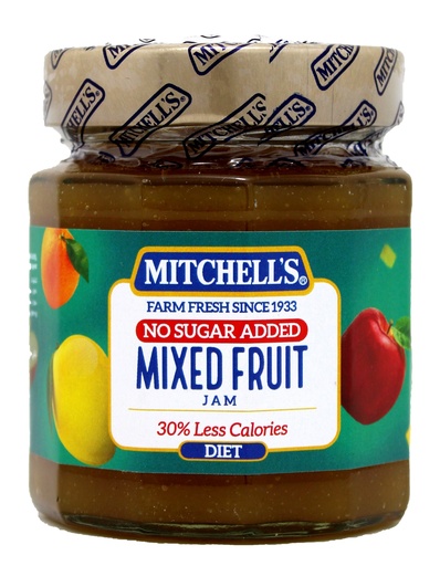 [MCH-JAMD-MIX] MITCHELL'S MIX FRUIT DIET JAM 300GM