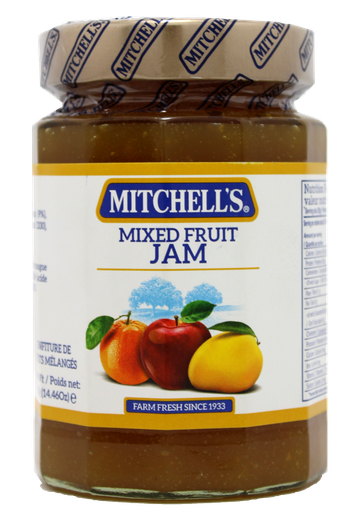 [MCH-JAM-MIX] MITCHELL'S MIX FRUIT JAM 410GM