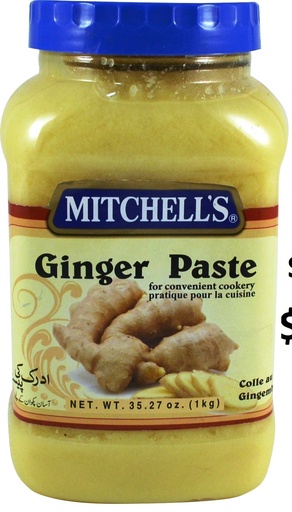 [MCH-LPST-GIN] MITCHELL'S GINGER PASTE (LARGE) 1KG