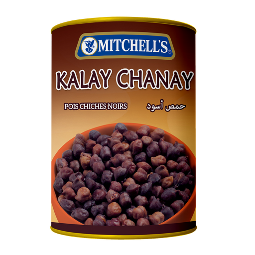 [MCH-CHANA] MITCHELL'S READY TO EAT KALA CHANA 450GM
