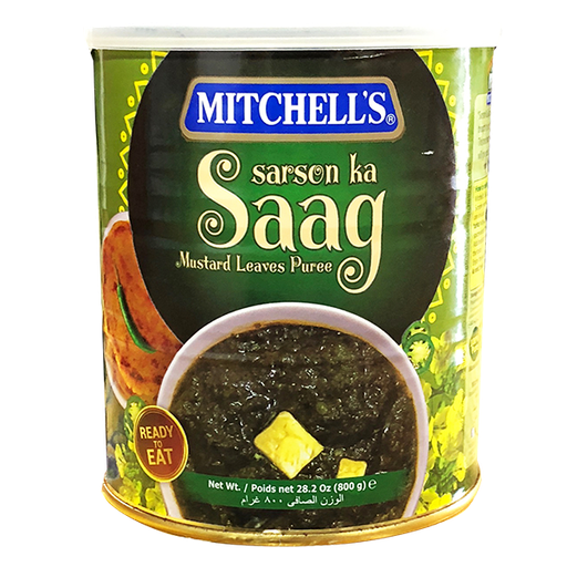 [MCH-SAAG-800] MITCHELL'S READY TO EAT SARSOON SAAG 800GM