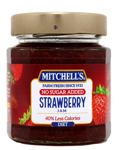 [MCH-JAMD-ST] MITCHELL'S JAM DIET STRAWBERY 300GM