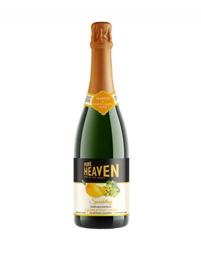 [PH-SPARK-MANGO] PURE HEAVEN WHITE GRAPE & MANGO SPARKLING DRINK 750ML