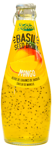 [SHR-BASIL-MANGO] SHERBON BASIL SEED DRINK MANGO 290ML