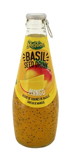 [SHR-BASIL-MANGO] SHERBON BASIL SEED DRINK MANGO 290ML