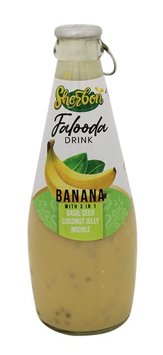 [SHR-FALOODA-BAN] SHERBON FALOODA DRINK BANANA 290ML